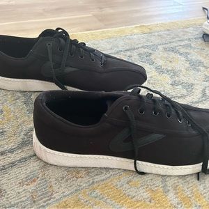 Tretorn All Black Mens Shoes Size 12